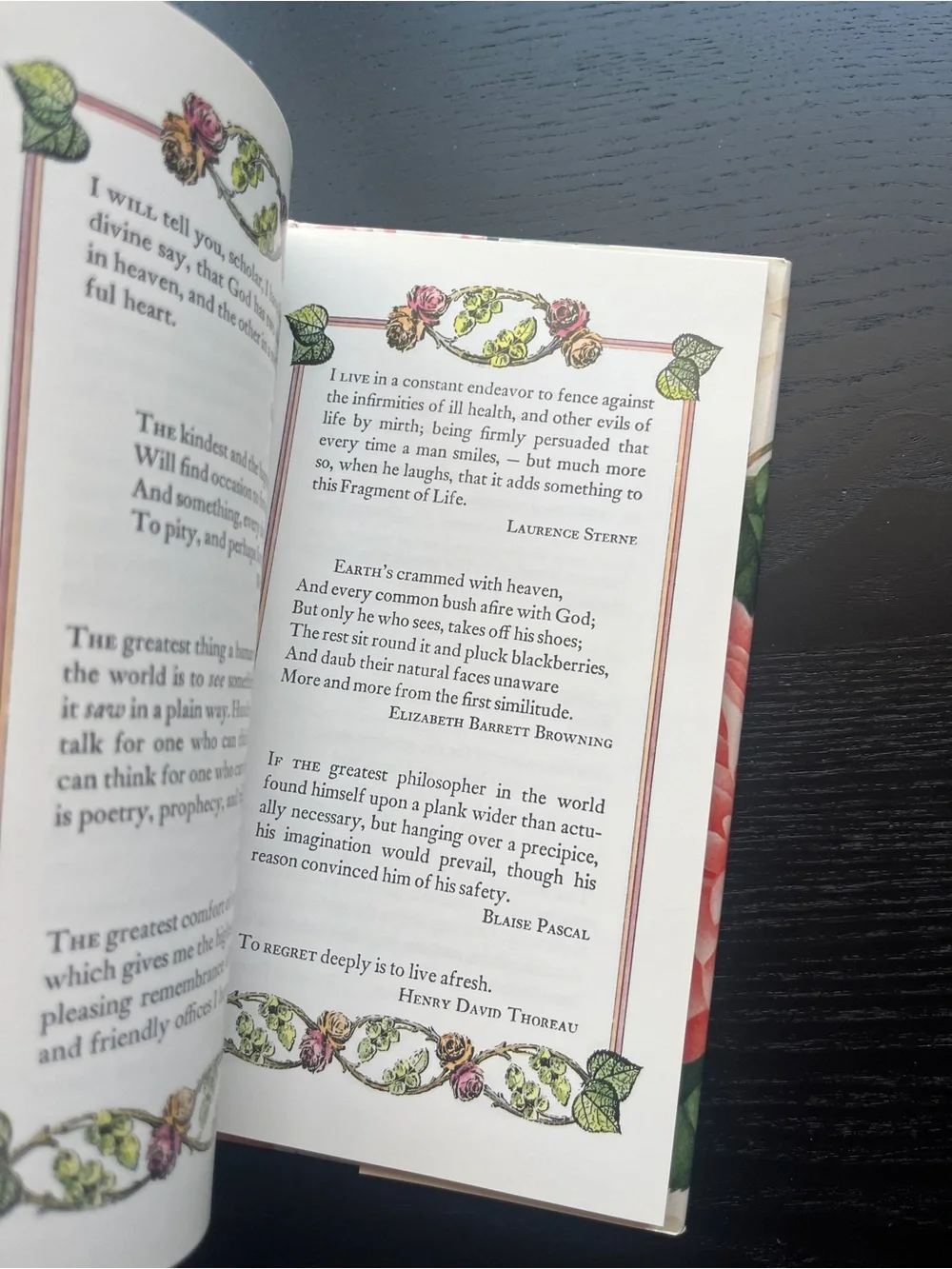 Peter Pauper Press Vintage Floral Hardcover Book The Understanding Heart
